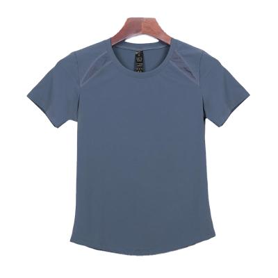 China New Design Summer Breathable External Wear Quick Dry Fitness Yoga Shirts For Women for sale