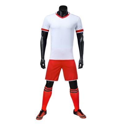 China 100%Polyester Cusitomized Mens Kids Size Quality Sumblimation Soccer Jersey Football Uniform Sets Breathable Short Sleeve for sale