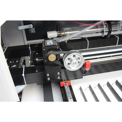 China Less Maintenance PRESIONQI Mini Laser Cutting Machine Wood Paper Cutting Machine for sale