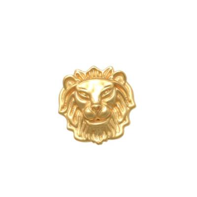 China European Hiphop Border Hot Head Hip-Hop S925 Sterling Silver And American Lion Stud Earrings for sale