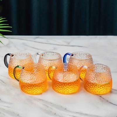 China China Manufacturer Factory Price Sustainable Borosilicate Headed Glass Cup Set for sale