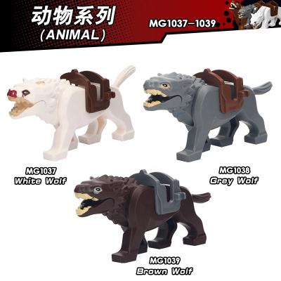 China Blocks The Lord Of The Rings Wolf The Action Colllection Figure Bricks Building Block Toys Mini Hobby MG1037 MG1038 MG1039 for sale