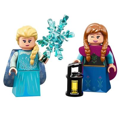 China Free Building Toy DHL Shipping! Disney Hot Disney Anime Frozen Elsa Anna Mini Cartoon Princess Action Number Happy Friends for sale