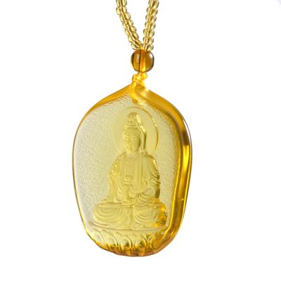 China CLASSIC Buddhist Pendant Necklace Chenrezig Zen Spiritual Meditation Necklace Guanyin Buddha Jewelry Pendant for sale