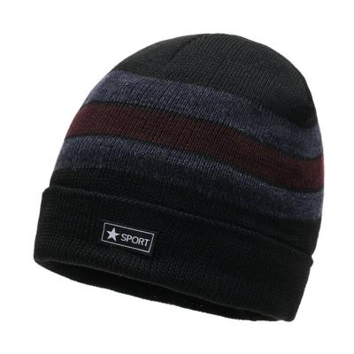 China Winter Hat COMMON Warm Lightweight Polyester Double Layer In Common Men's Beanie Hat for sale