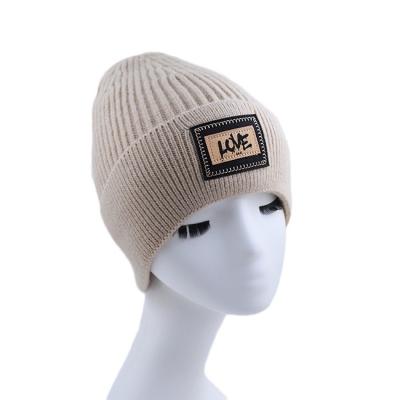 China Winter Running Hat Unisex Acrylic COMMON Knitted Custom Warm Blank Beanie Hat for sale