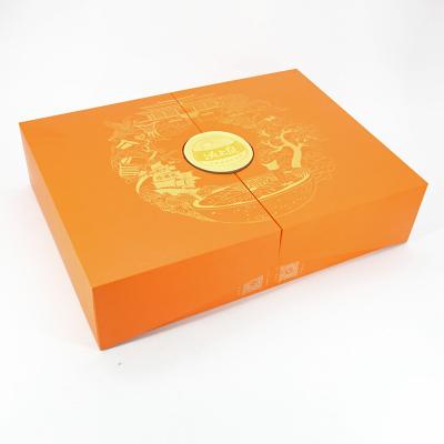 China Fruit Packaging Magnet Closure Box , Square Gift Box For Fruit And Vegetable for sale