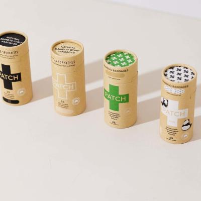 China Custom Cardboard Round Paper Tube Packaging Environmentally Friendly Natural Kraft Paper Round Paper Box Cylinder Box for sale