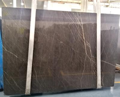 China Modern Stocked Slabs Nero Brown Brown Marble For Flooring Wall Cladding for sale