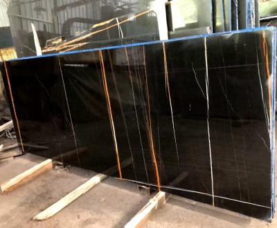 China Modern Aziza Black and Elegant Black Marble Gold with White Veins Lauren Black for sale