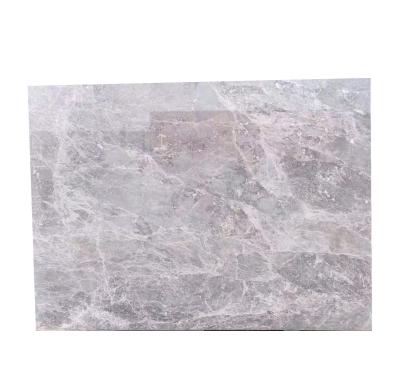 China Modern Natural Stone Ash Light Gray Marble Slab Low Price Floor Tile For Indoor Home Decoration for sale