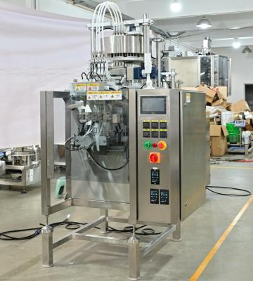 China 4-lane Heat-seal Huimid Powder Nicotine Pouch Packing Machine for sale