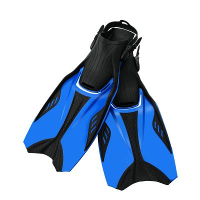 China Sports Factory Directly Sale Adjustable Scuba Diving Fins Swim Fins Swim Fins Snorkeling Adjustable Surf Swimming Rubber Swim Fins for sale