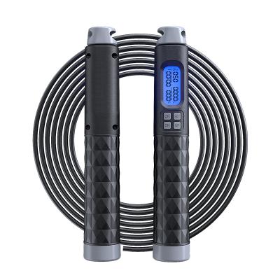 China Multifunctional ABS+PC 2022 Speed ​​Fitness Digital Counting Smart Jumping Rope With Counter For Adult Children for sale