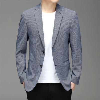 China 2021 New Design Breathable Formal Men Gray Suit Coat For Men for sale