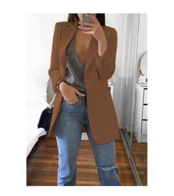 China Anti-Wrinkle Fashion Blazers Women Autumn Jacket Female Work Office Slim Lady Suit Business 5Xl Plus Size Blazer Coat for sale