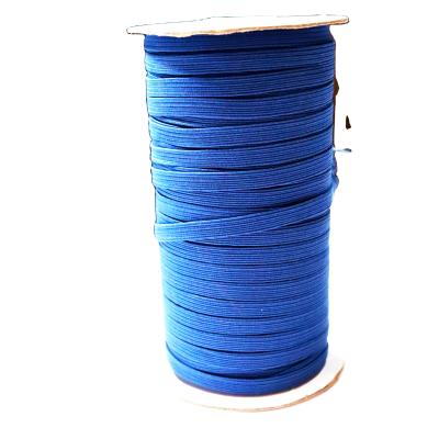 China Durable And Stylish Flat Elastic Webbing 5mm 6mm 8mm 10mm Rubber Band 12mm Flat Rubber Rope Cord for sale