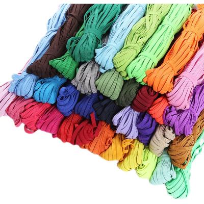 China 0.6CM Color Horse Walking Belt Elastic Band Accessories Rubber Band Ox Tendon Rope Bandage Thin High-elastic Notebook Elastic Bandage for sale