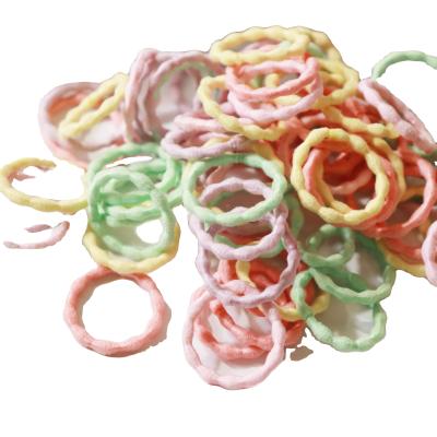 China 100pcs Women's Single Head 4.5cm Hair Tie Rope Circle Hair Rope For Girl Hair Tie Elastic Band High Elastic Hair Ring Headdress for sale