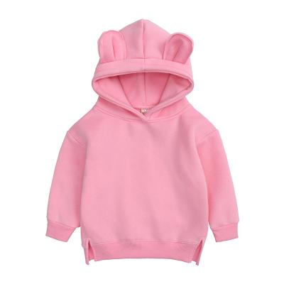 China Autumn Spring Custom Kid Stylish Toddler Baby Anti-Shrink Clothes Knitted Sweatshirts Sportswear Kids Hoodies for sale