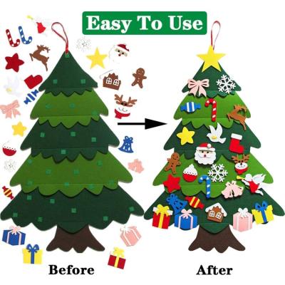 China New Products Environmentally Friendly Tree Toddlers For Kids Customized DIY Size Silk Screen Printing Environmentally Friendly Christmas Tree Game for sale