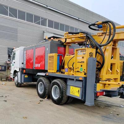 China Best Selling Used Farms Hydraulic Crawler Drilling Rig Truck Mounted Water Well Drilling Rigs for sale