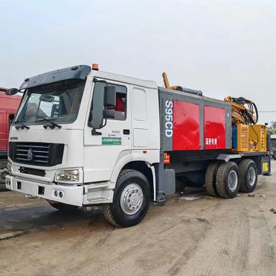 China Farms Factory Price Used Hammer Water Rig Well Drilling Truck Mounted Drilling Rig for sale