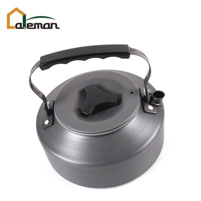 China Hard Anodized Aluminum Water Riser Kettle 1.1 Liter, 1100ml Outdoor Camping Picnic Teapot Compact Size OEM Orders Accepted for sale