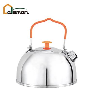 China Outdoor 650ml Stainless Steel 304# Picnic Teapot, Compact SUS304 Enhancing Camping Small Tea Kettle w/Filter Trial Orders Accepted for sale