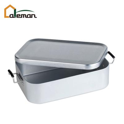 China Lightweight Camping / Rise / Mess Outdoor Anodized Aluminum Tin With Lid OEM Orders Accepted for sale