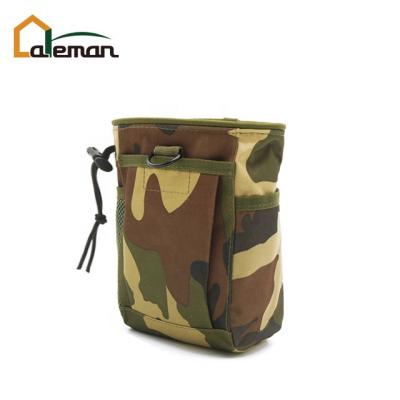 China Waterproof Camouflage Molle Drawstring Discharge Reusing Chalk Bag Ammo Airsoft Accessory Pouch Utility Tool Organizer Magazine Pouch Belt for sale