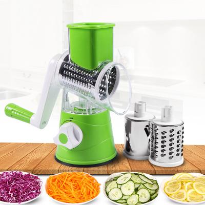 China Sustainable Wholesale Stainless Steel Multi-function Manual Slicer Vegetable Shredder Cutter Chopper Vegetable Slicer for sale