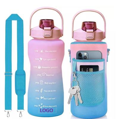 China Stocked JZYZ Bulk Empty 2022 S Eco Friendly Babys With Strap Bling Stainless Steel Pure Copper Motivational 2l Water Bottle for sale