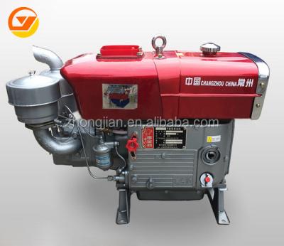 China 12HP ZS195 Water Cooled Single Cylinder Water Diesel Engine 2 Cylinder Diesel Engine Electric And Manual Type for sale