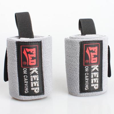 China Wholesale Custom Logo Fitness Sports Workout Premium Powerlifting Men's Weightlifting Wrist Wraps Heavy Duty Lifting Gym for sale