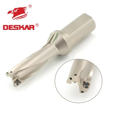 China DESKAR C32-3D27-84SP07 U Type Indexable CNC Metal Drill Insert Drills Lathe Metal Cutter Tool CNC Drills for sale