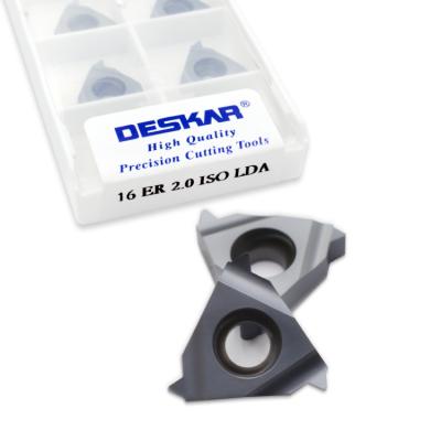 China External Turning Tool DESKAR 16 ER 2.0 ISO LDA Carbide Threading Inserts for sale