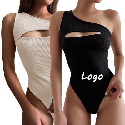 China Logo Women Tops Fashionable Anti-pilling Jumpsuit Long Sleeve Jumpsuit Custom Made Nude Corset Bodysuit Suit for sale