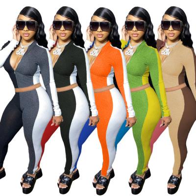 China Wholesale Autumn 2021 Two Piece Sweat Suit Breathable Set Women Tracksuit Sweatsuit Velvet Jogging Suits for sale