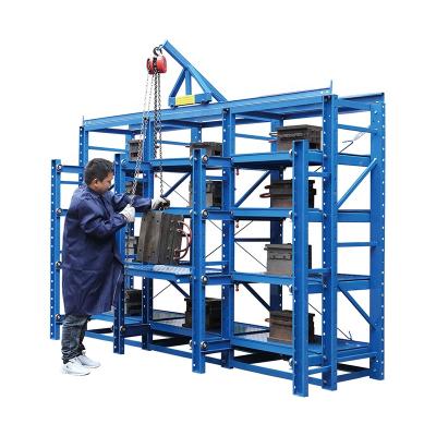 China Drawer Type Mold Rack 3 Grids 4 Layers Standard Rack Storage Semi-Open Rack Heavy Customization Customized for sale