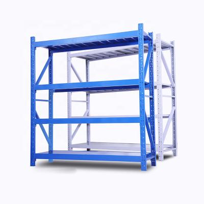 China Butterfly Steel Hole Thickened Warehouse Light And Heavy Storage Shelf Manufacturer Wholesale Customized for sale