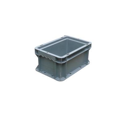 China Custom 500 Turnover Metal Auto Parts Iron Stackable Box Semi-open Stackable Fixed Box for sale