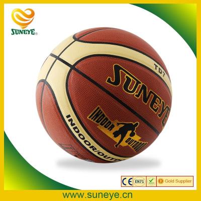 China Custom PU PU Laminated Basketballs for sale