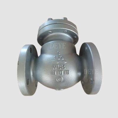 China WCB General Carbon Steel 150LBS Flanged Non Return Swing NRV Check Valve for sale