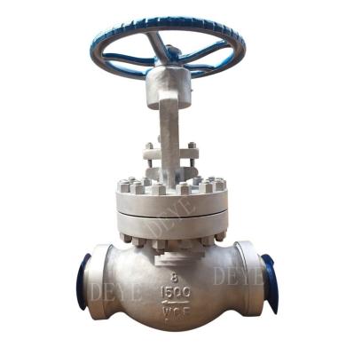 China General Cast Steel High Pressure 1500lbs Customized Globe Valve With Butt Welded Ends for sale