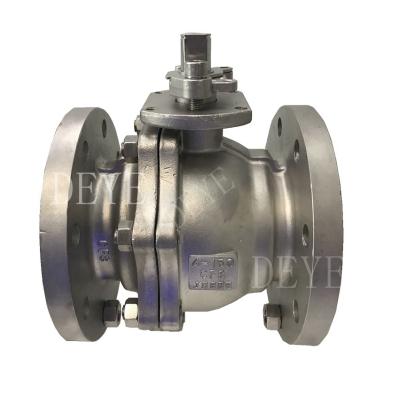 China General Stainless Steel 150LBS Flanged Ends Ball Valve for sale