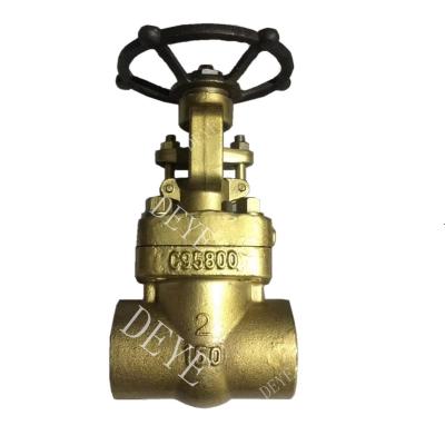 China 150lbs C95800 B62 NPT General Bronze Switch Gate Valve For Sea Water And Chemical Use for sale