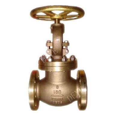 China 150lbs General API Bronze Copper C83600 C95800 B62 Flanged Globe Valve For Sea Water for sale