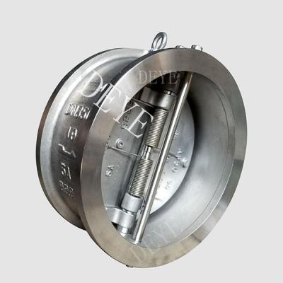 China General Duplex 4A 5A Super Wafer Stainless Steel Check Valve for sale