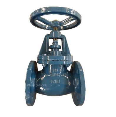 China DIN3202 F1 PN16 DN25 GG25 Cast Iron CI Body SS General Seal Ball Valve for sale